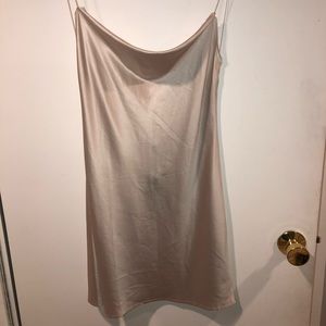Mini Satin Dress